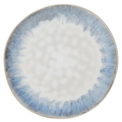 Тарілка Duka Mizu 28 см | Білий/Блакитний 2220548 фото - 2