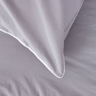 Комплект постільної білизни Homla BRAIVE 160x200 см Сірий 213487 фото - 5