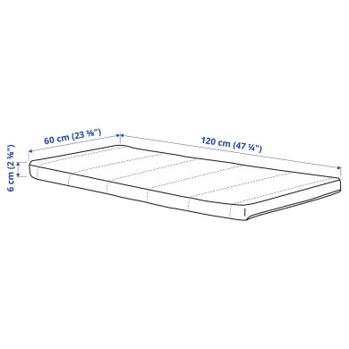 Матрас PELLEPLUTT - 8 IKEA Матрас PELLEPLUTT (ИКЕА ПЕЛЛЕПЛАТТ) 00336413 фото - 8
