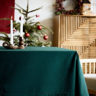 Скатертина Homla FARRE 150x220 см Зелений 223050