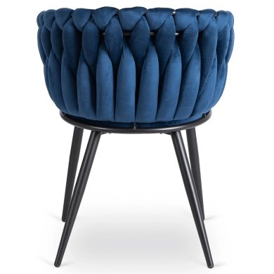Обідній стілець Mebel Elit ELENA Welur Синій ME.ELENA/GR/V/K фото - 4