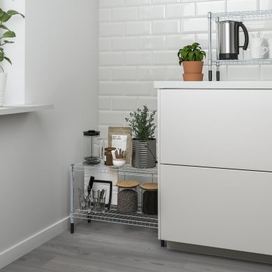 Стелаж OMAR Сріблястий - 6 IKEA Стелаж OMAR Сріблястий (ИКЕА ОМАР) 30483073 фото - 6