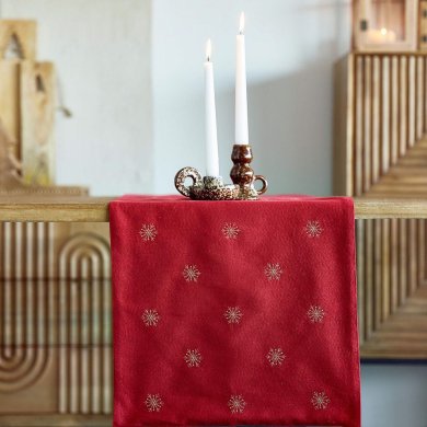 Доріжка на стіл (раннер) Homla STELLE 40x160 см Червоний - 3 Доріжка на стіл (раннер) Homla STELLE 40x160 см Червоний 160046 фото - 3