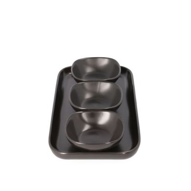 Сервировочный набор Homla DOWAN | Черный 203421 фото - 3