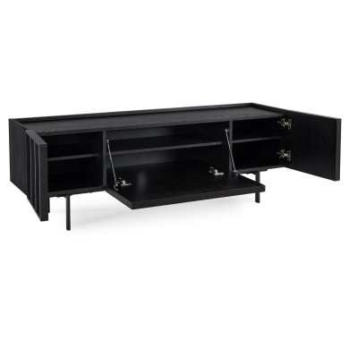 Тумба під ТВ Mebel Elit BERGAMO Чорний - 2 Тумба під ТВ Mebel Elit BERGAMO Чорний ME.BERGAMO/CZ/RTV фото - 2