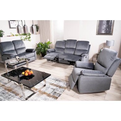 Диван раскладной Signal Spencer 3 Velvet | Серый (Bluvel 14) SPENCER3VSZ фото - 5