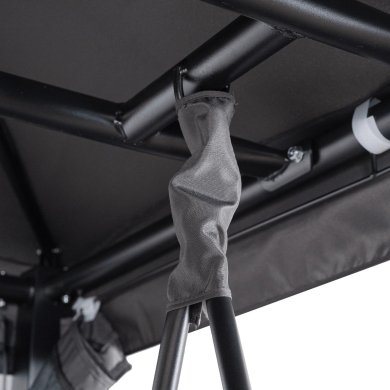 Садовые качели с москитной сеткой Mebel Elit CARMEN 237x150x256 см Серый ME.CARMEN/P/T/OGR/HUS фото - 6