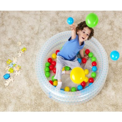 Надувний дитячий басейн Bestway 51141 91х20 см Білий - 8 Надувний дитячий басейн Bestway 51141 91х20 см Білий BES51141 фото - 8