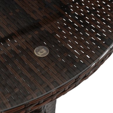 Комплект садовой мебели Mebel Elit AZUL Коричневый ME.AZUL/BR/RT/OGR/ZES фото - 6