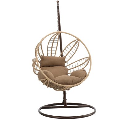 Підвісне крісло-кокон Garden Line SOBRE Коричневий FAT0091 фото - 2