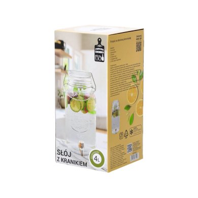 Диспенсер для напитков Chomik 4 л Прозрачный SIP2003 фото - 3