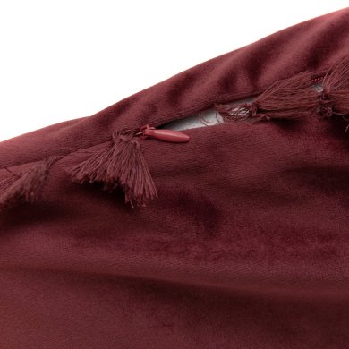 Декоративна наволочка Homla URD 45х45 см Бордовий - 3 Декоративна наволочка Homla URD 45х45 см Бордовий 209928 фото - 3