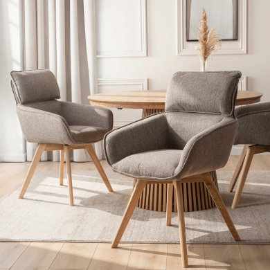 Обеденный стул поворотный Mebel Elit DIAS Коричневый ME.DIAS/BR/T/K фото - 7