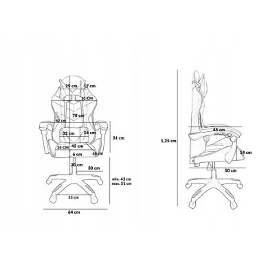 Геймерское кресло Kontrast Sport Черный - 14 Геймерское кресло Kontrast Sport Черный 5.90.20218 фото - 14
