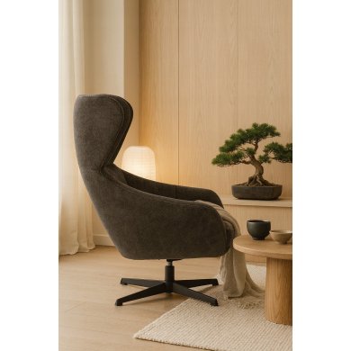 Кресло мягкое поворотное Kontrast FELIX Темно-серый 5.01.84052 фото - 10