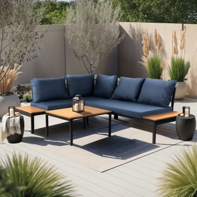 Комплект садовой мебели Mebel Elit NORMAN Синий ME.NORMAN/GR/NAR/OGR/ZES фото - 11