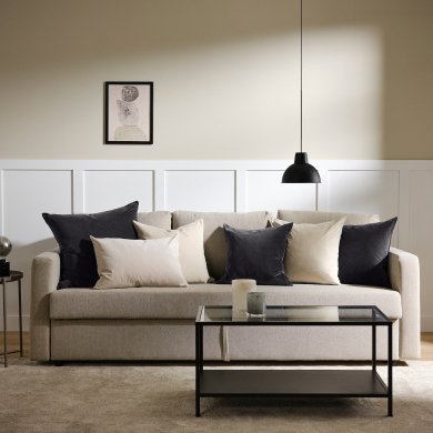 IKEA Декоративная наволочка SANELA 50х50 см Светло-бежевый (ИКЕА SANELA) 90321030 фото - 12
