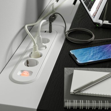 Письмовий стіл MITTZON Чорний - 6 IKEA Письмовий стіл MITTZON Чорний (ИКЕА МИЦОН) 09526084 фото - 6