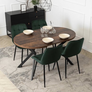 Розкладний обідній стіл Mebel Elit LUGO Дуб рустик - 10 Розкладний обідній стіл Mebel Elit LUGO Дуб рустик ME.LUGO/DRU/CZ/S фото - 10