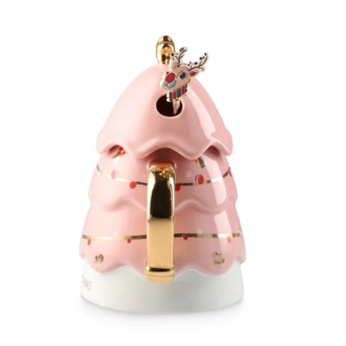 Кружка з кришкою Homla EILIS 450 мл | Рожевий / Принт - 5 Кружка з кришкою Homla EILIS 450 мл | Рожевий / Принт 200459 фото - 5