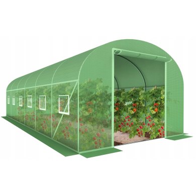 Парник теплица Kontrast 18 м² 6x3х2 м Зеленый 5.07.27292