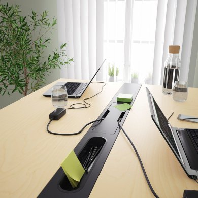 Письменный стол для работы сидя/стоя MITTZON Береза - 9 IKEA Письменный стол для работы сидя/стоя MITTZON Береза (ИКЕА МИЦОН) 89533448 фото - 9