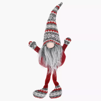 Гном Duka Nisse 55 см | Красный / Серый 1219521 фото - 2