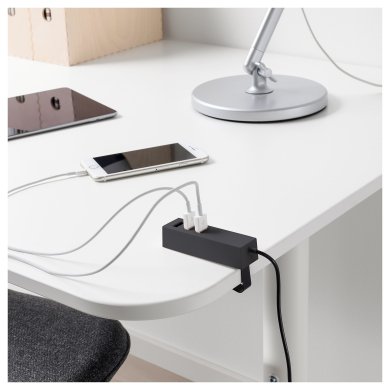 IKEA Зарядное устройство USB с зажимом LORBY (ИКЕА LÖRBY) 10381966 фото - 2