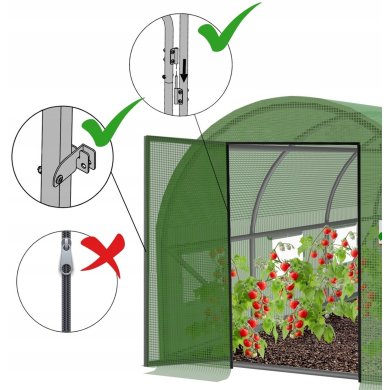 Парник теплица Garden Line 3x2x2 м Зеленый - 3 Парник теплица Garden Line 3x2x2 м Зеленый TUN3941 фото - 3