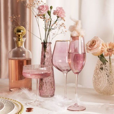 Бокал для шампанского Homla FELICE 240 мл | Розовый / Золотой - 6 Бокал для шампанского Homla FELICE 240 мл | Розовый / Золотой 159536 фото - 6