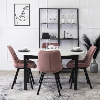 Обідній стілець Mebel Elit RICK Welur Рожевий ME.RICK/R/V/K фото - 7