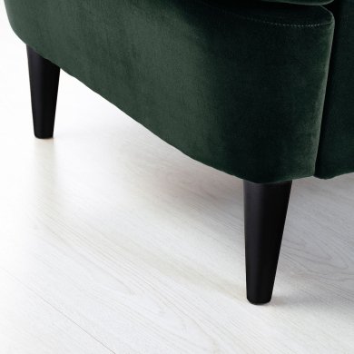 IKEA Крісло м'яке з пуфом STRANDMON Темно-зелений (ИКЕА СТРАНДМОН) 19483908 фото - 7