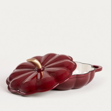 Каструля з кришкою Homla GHOST TOWN 1,5 л Бордовий 241701 фото - 2