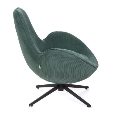 Кресло мягкое поворотное Homla LUNAIRE VELVET Зеленый - 3 Кресло мягкое поворотное Homla LUNAIRE VELVET Зеленый 227088 фото - 3
