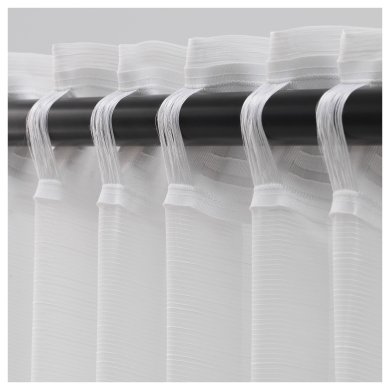 Тюль GJERTRUD 145х300 см 2 шт Белый - 3 IKEA Тюль GJERTRUD 145х300 см 2 шт Белый (ИКЕА GJERTRUD) 30386538 фото - 3