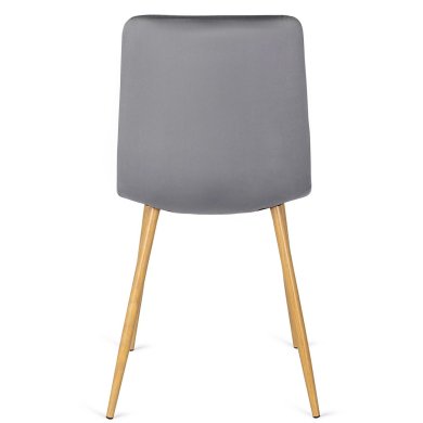 Обеденный стул Mebel Elit FREDY Welur Серый ME.FREDY/P/D/V/K фото - 4