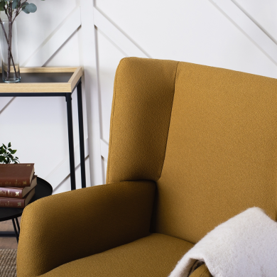 Кресло мягкое Mebel Elit LARSEN Горчичный ME.LARSEN/CU/T/FW фото - 8