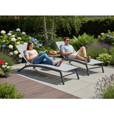 Шезлонг Garden Line ANH0860 Сірий ANH0860 фото - 8