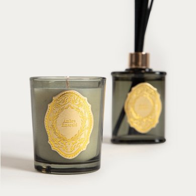 Ароматичний дифузор и свеча Homla ORNAMENTS Ambre Emerald 50 мл + 70 г Зеленый 245962 фото - 3