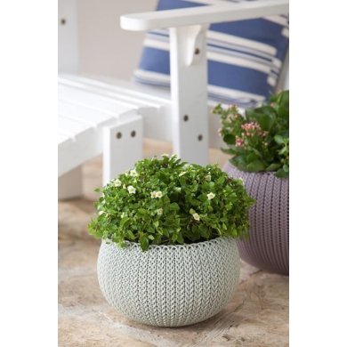Подвесной горшок Keter COZY S | Серый 229537 фото - 5