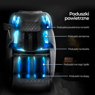 Крісло масажне Mebel Elit RX ULTRA PRO MAX Чорний ME.RXULTRAPROMAX/CZ/E/FW фото - 23