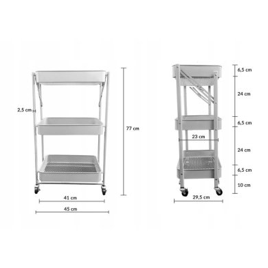 Візок складаний Kontrast Сірий 6.02.20037 фото - 2