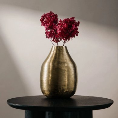 Ваза Homla GIRONA 15x21 см Золотой 218231 фото - 5