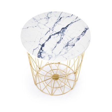 Журнальний стіл Halmar HARISSA Marmur Білий - 3 Журнальний стіл Halmar HARISSA Marmur Білий V-CH-HARISSA_G-LAW-BIAŁY фото - 3