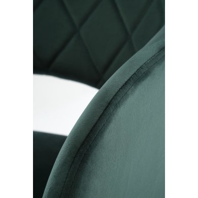 Обідній стілець поворотний Halmar K535 Темно-зелений V-CH-K/535-KR-C.ZIELONY фото - 9
