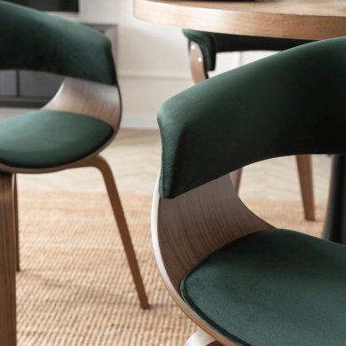 Обеденный стул Mebel Elit GARY Welur Зеленый ME.GARY/Z/O/V/DG/K фото - 7