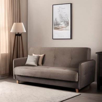 Розкладний диван Mebel Elit CUBA Welur Бежевий PPHUE.BALI/PAROS3/WER фото - 10