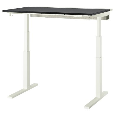 IKEA Письменный стол для работы сидя/стоя MITTZON Черный (ИКЕА МИЦОН) 99527772