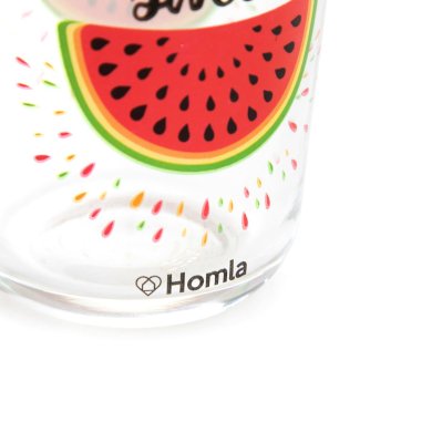 Кружка з кришкою та трубочкою Homla EMBO 0,4 л | Прозорий 207480 фото - 5