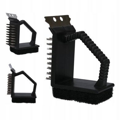 Щетка-скребок для чистки гриля Garden Line BBQ5771 Черный BBQ5771
